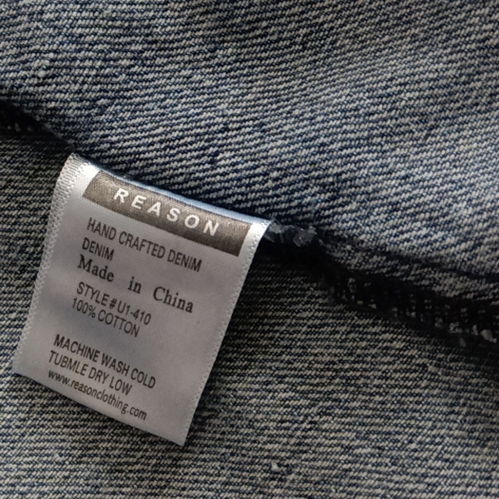 Reason Distressed Denim Jacket. - image 3